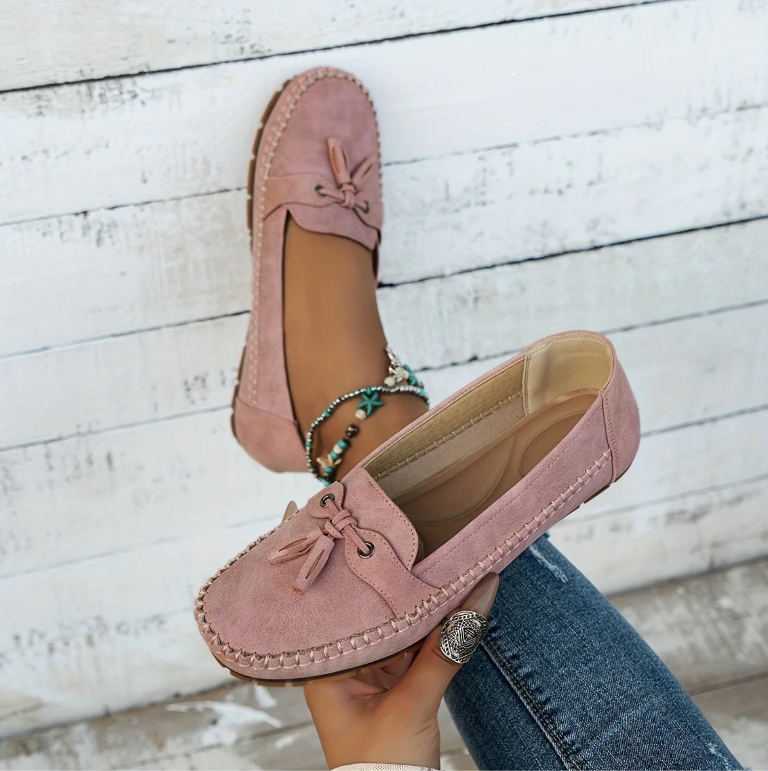 Nadine (manual) - Klassische Loafers mit Quasten-Detail